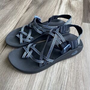 Chaco Women's Z Eddy X2 Eclipse Blue Woven Sandals sz 8 Walking‎ Granola Hippie